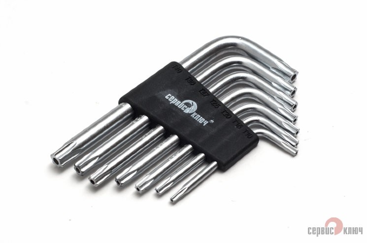 Набор  Г-обр.звездочек torx Т10-40 7 предметов