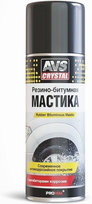 Мастика AVS в баллонах резино-битумная AVK-120 520мл.