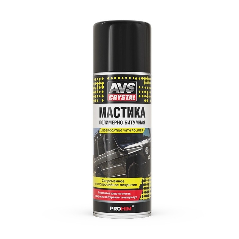 Мастика AVS в баллонах полимерно-битумная AVK-743 520мл.