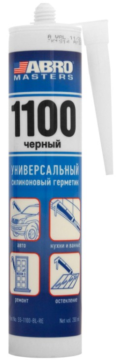 Герметик для вклейки стекол ABROMasters 280мл(белый)