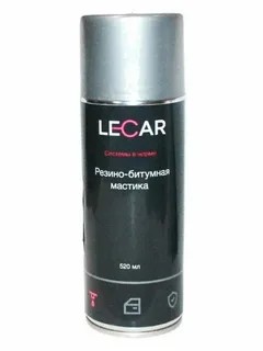 Мастика LECAR в баллонах резино-битумная 520мл.