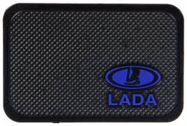 Коврик противоскользящий черный LADA