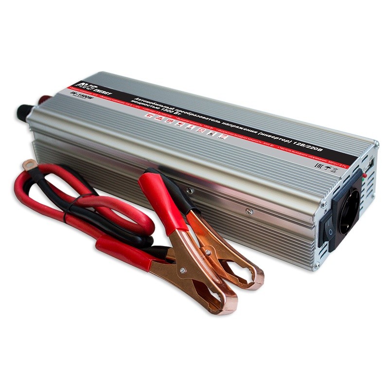 Инвертор 12V-220V-1500Вт IN-1500W AVS